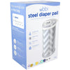Ubbi Diaper Pail - Grey/Chevron