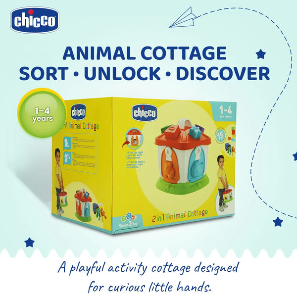 Chicco Animal Cottage Smart2Play Toy - Dezine Kids
