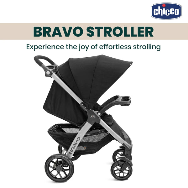 Chicco Bravo Stroller - Black - Dezine Kids