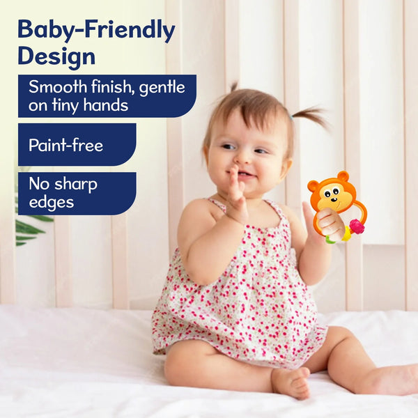 Chicco Easy Grasp Bear Rattle - Dezine Kids