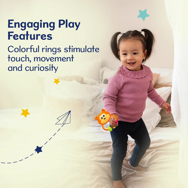 Chicco Easy Grasp Bear Rattle - Dezine Kids