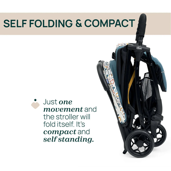 Chicco Glee Joyful Stroller - Teal - Dezine Kids