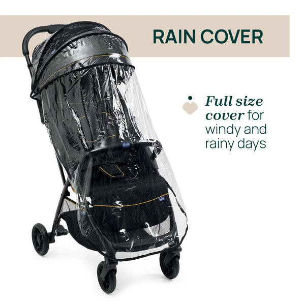 Chicco Glee Compact & Travel Stroller - Uneven Black - Dezine Kids