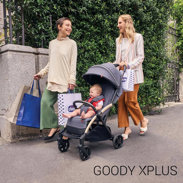 Chicco Goody XPlus Stroller - Black Re Lux - Dezine Kids