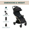 Chicco Goody XPlus Stroller - Black Re Lux - Dezine Kids