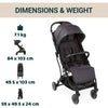 Chicco TrolleyMe Stroller - Stone - Dezine Kids