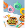 Eco Rascals Bamboo Duck Suction Plate - Yellow
