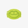 EzPz Mini Feeding Set for Toddlers (Mat, Spoon & Fork)- Lime