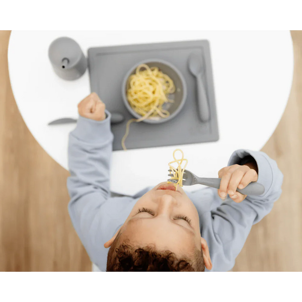 Happy Bowl for Toddlers - Grey