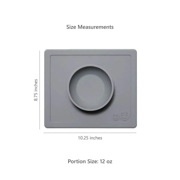 Happy Bowl for Toddlers - Grey