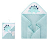 Hudson Baby Towel - Light Blue Elephant