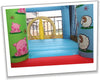 Happy Hop Castle Bouncer With Farmyard Ballpit