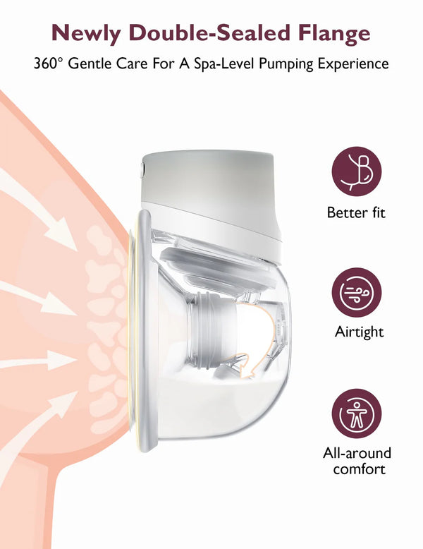 Momcozy S12 Pro Wearable Breast Pump Double - Grey