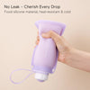 Momcozy Silicone Milk Storage Bags 2pcs, 260 ml, Maternity Accessory - Purple and White
