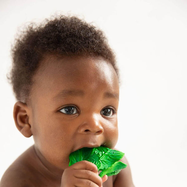 Ramona The Radish Natural Rubber Teether - dezinekids.com
