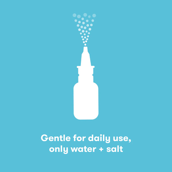 Frida Baby NoseFrida Saline Mist Spray, Saline Nasal Spray Decongestant, 0.68 fl oz