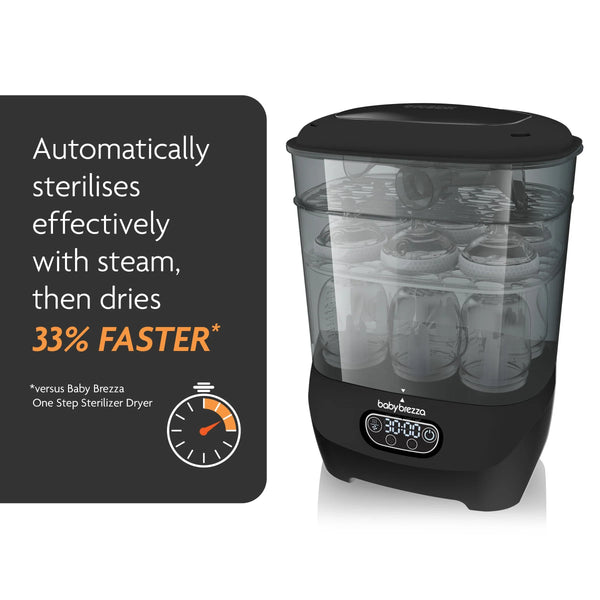 Baby Brezza Steriliser Dryer Advanced Black - Dezine Kids