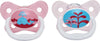 Prevent Butterfly Soother - Stage 2, Pink, 2-Pack Pink 6M to 12M