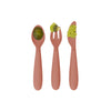 Happy Utensils for Toddlers(Spoon, Fork & Knife) - Sienna
